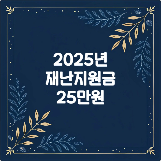 재난지원금 25만원 (2025년) 신청 방법, 대상, 사용처 재난지원금 25만원 (2025년) 신청 방법, 대상, 사용처