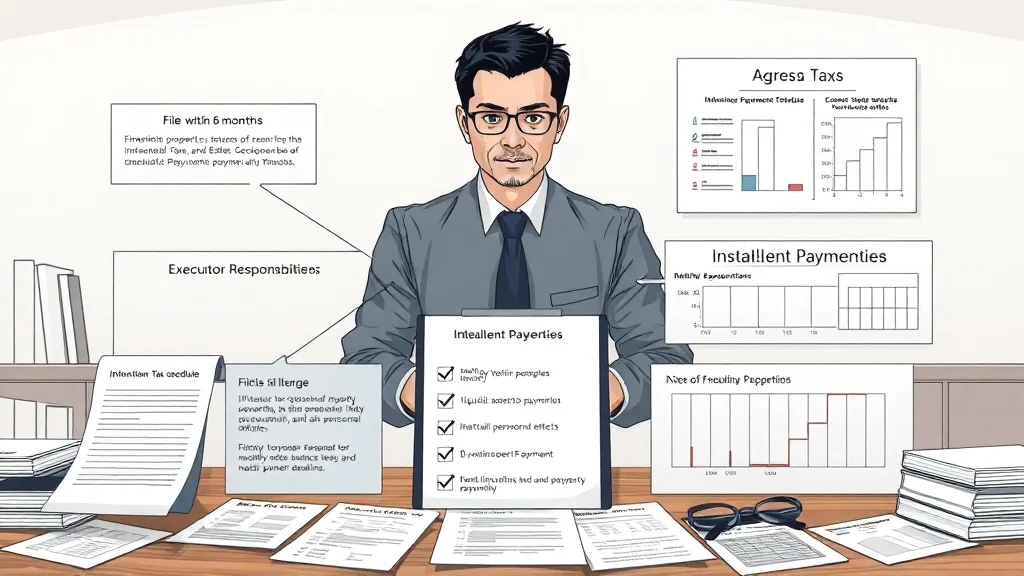 상속세 완벽 가이드: 면제 한도, 세율, 절세 전략 총정리 상속세 신고, 어떻게 해야 할까요? (illustration 스타일)