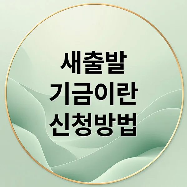 Read more about the article 2025 새출발기금: 신청 자격 조건, 방법, 혜택 완벽 분석